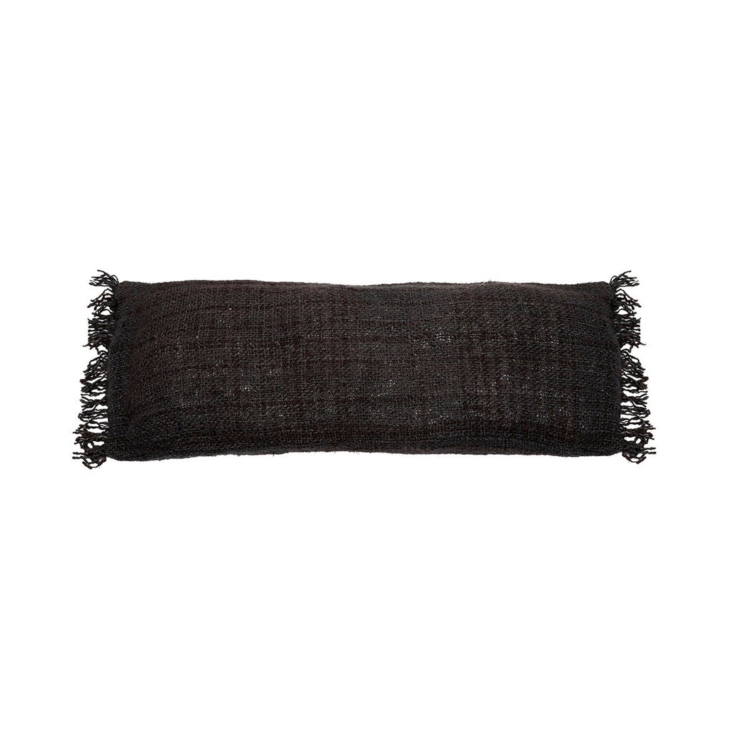 Bazar Bizar Housse de coussin En Coton Oh My Gee Noir/Bleu marine 100 x 35 cm