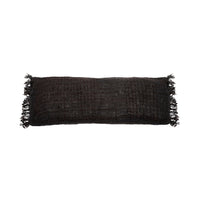 Bazar Bizar Housse de coussin En Coton Oh My Gee Noir/Bleu marine 100 x 35 cm