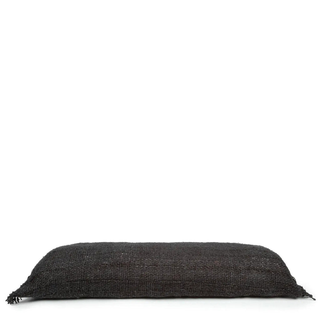Bazar Bizar Housse de coussin En Coton Oh My Gee Noir/Bleu marine 100 x 35 cm
