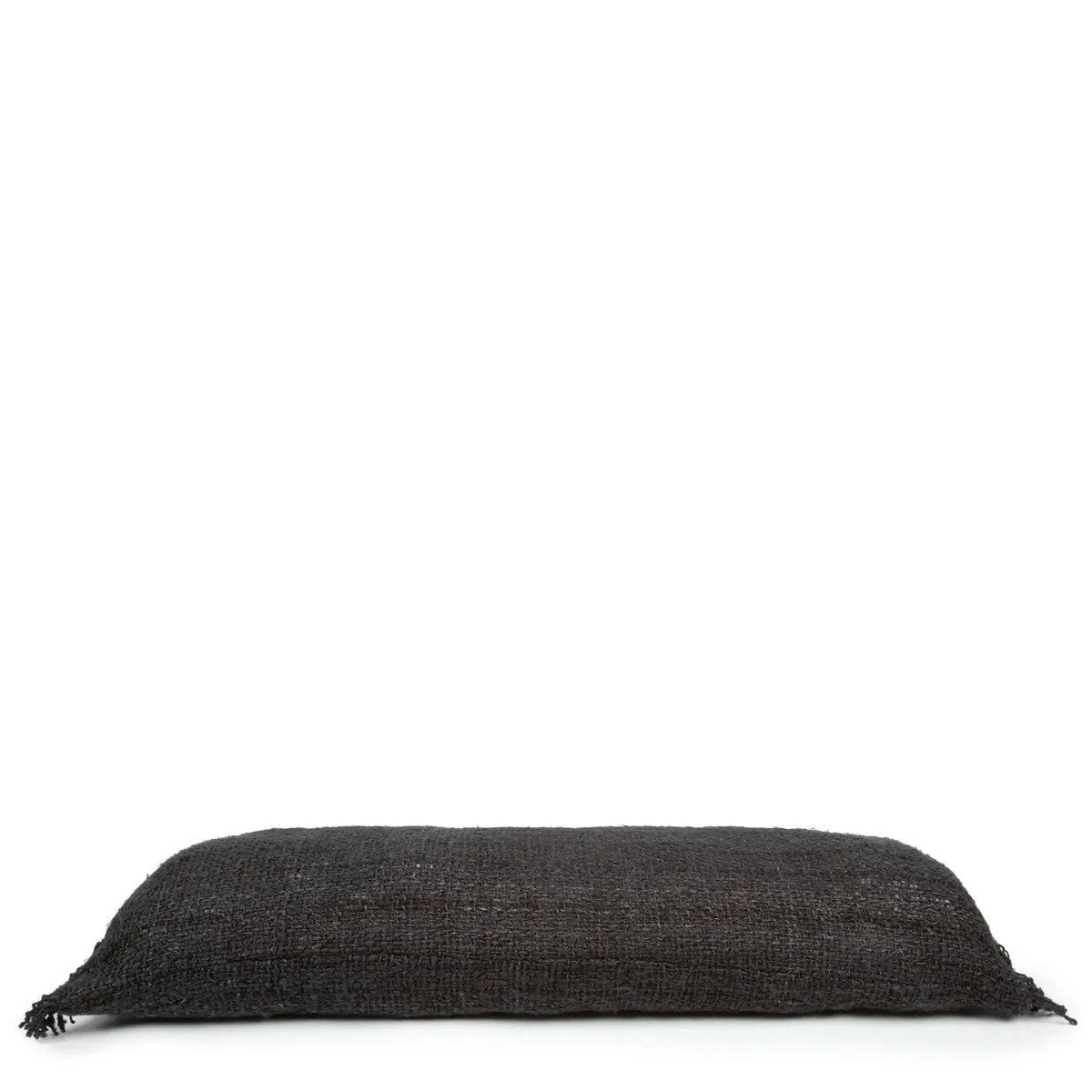 Bazar Bizar Katoenen Kussenhoes Oh My Gee Zwart/Navy 100 x 35 cm