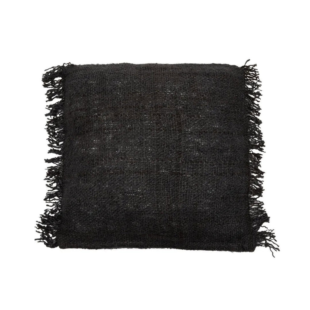Bazar Bizar Housse de coussin En Coton Oh My Gee Noir/Bleu marine 60 x 60 cm