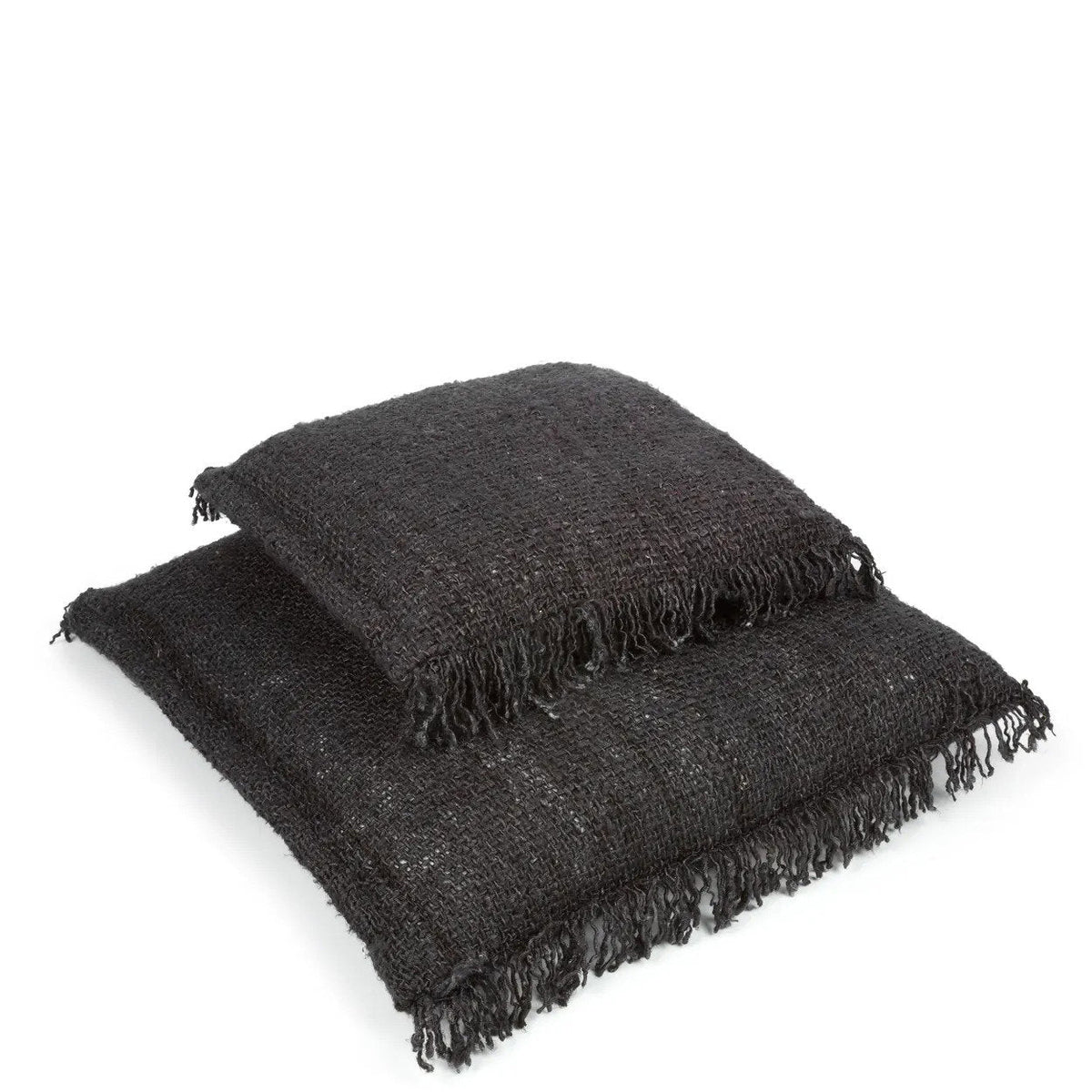 Bazar Bizar Katoenen Kussenhoes Oh My Gee Zwart/Navy 60 x 60 cm