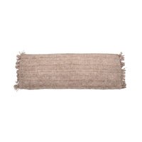 Bazar Bizar Housse de coussin En Coton Oh My Gee Beige 35 x 100 cm