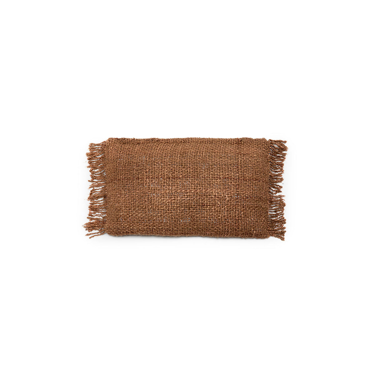 Bazar Bizar Housse de coussin En Coton Oh My Gee Brun 50 x 30 cm