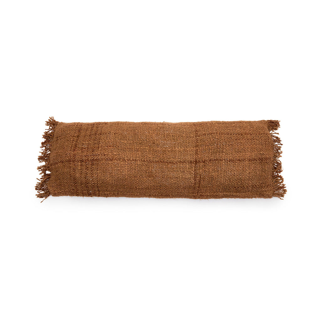 Bazar Bizar Housse de coussin En Coton Oh My Gee Brun 100 x 35 cm
