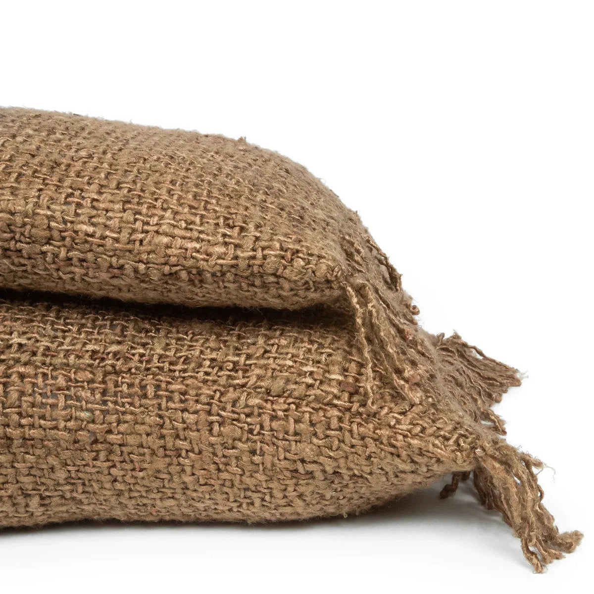 Bazar Bizar Housse de coussin En Coton Oh My Gee Brun 100 x 35 cm