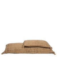 Bazar Bizar Housse de coussin En Coton Oh My Gee Brun 100 x 35 cm
