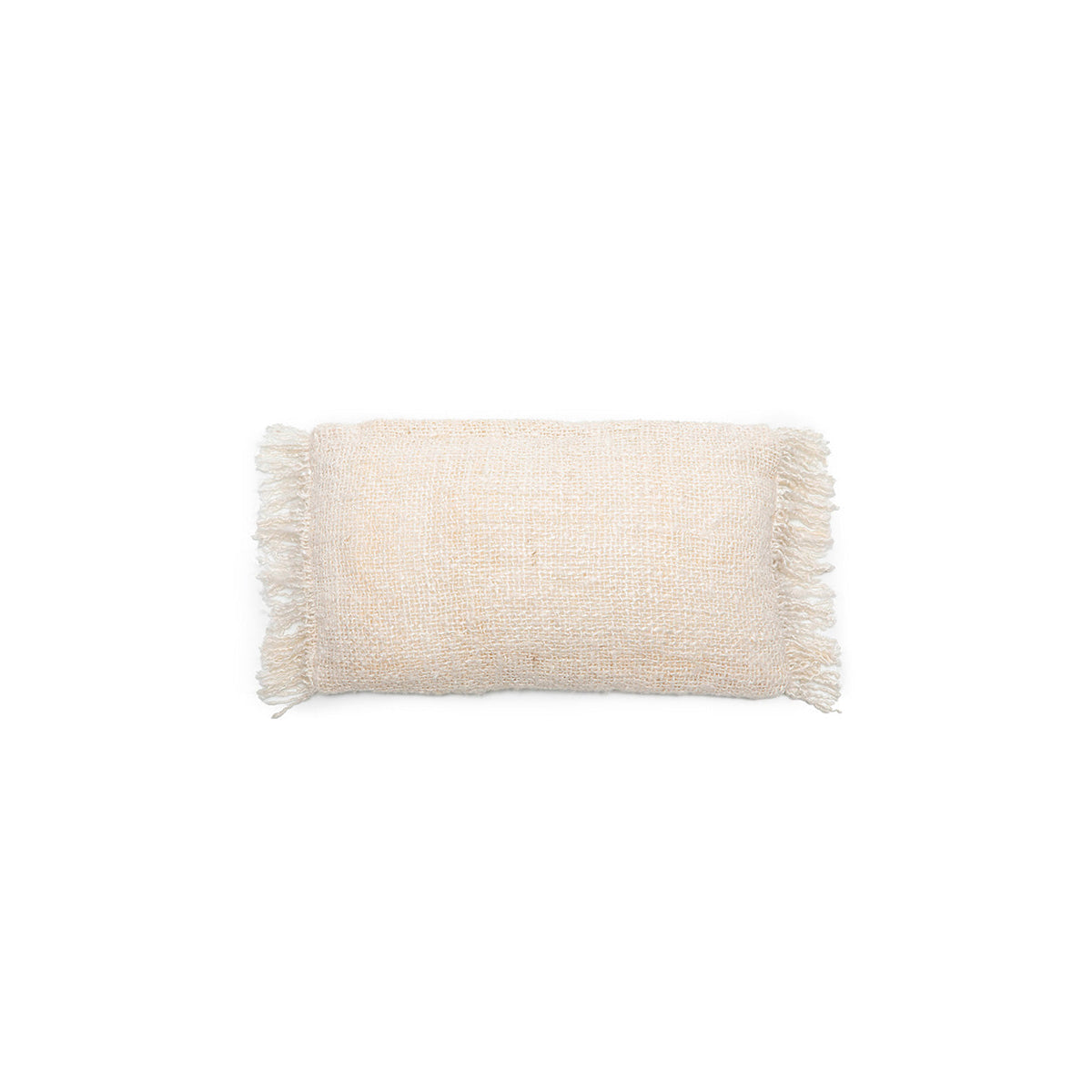 Bazar Bizar Katoenen Kussenhoes Oh My Gee Crème 50 x 30 cm