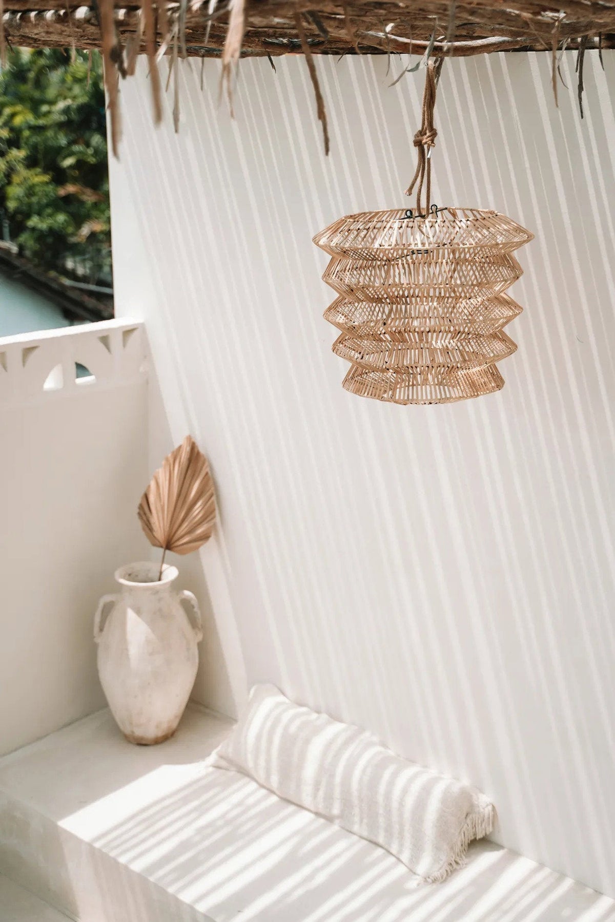 Bazar Bizar Katoenen Kussenhoes Oh My Gee Crème 100 x 35 cm