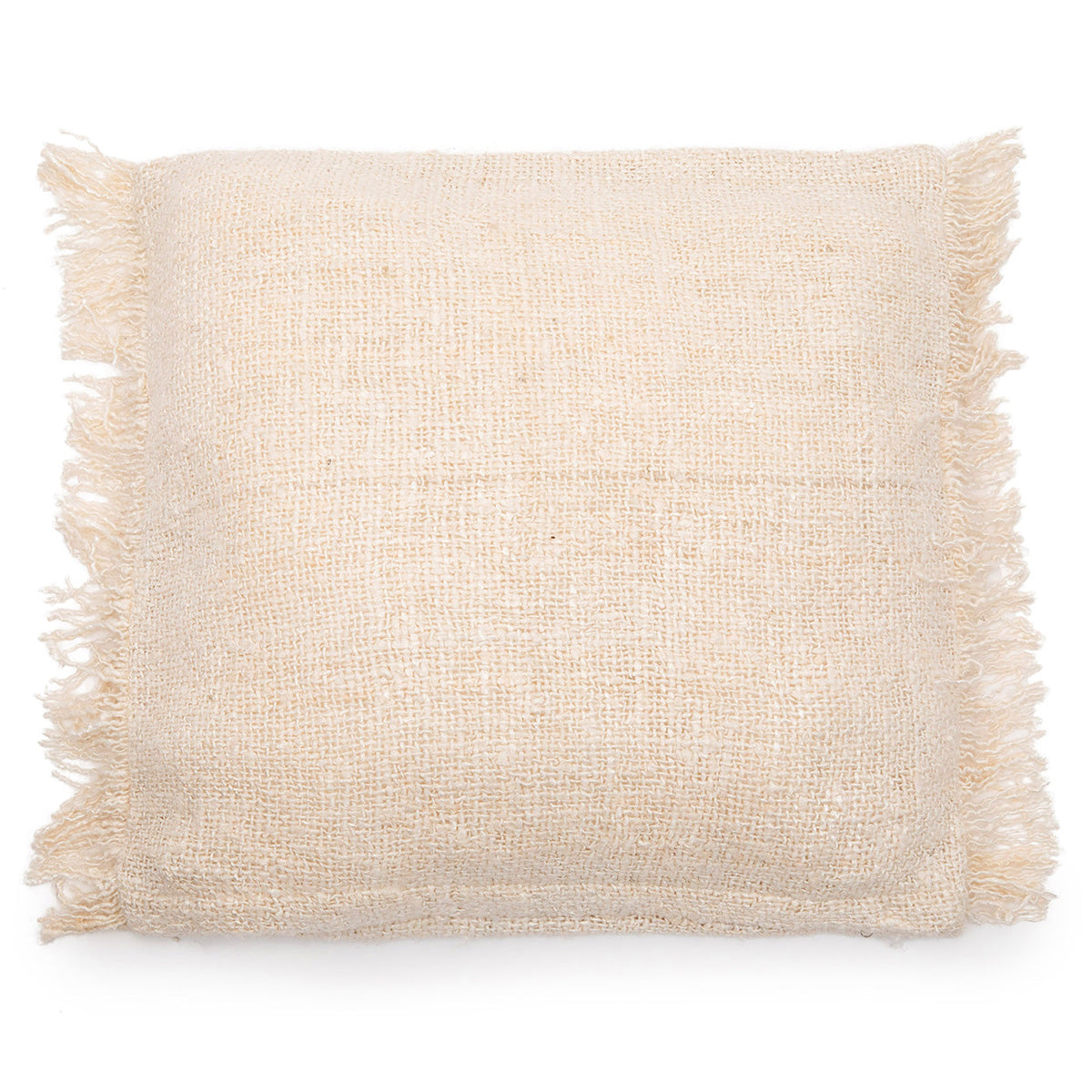Bazar Bizar Katoenen Kussenhoes Oh My Gee Crème 60 x 60 cm