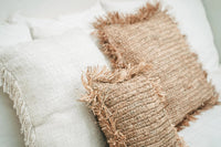Bazar Bizar Housse de coussin En Coton Oh My Gee Crème 60 x 60 cm