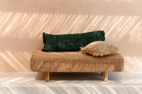 Bazar Bizar Housse de coussin En Coton Oh My Gee Vert 100 x 35 cm