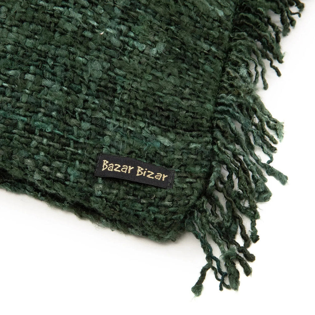 Bazar Bizar Housse de coussin En Coton Oh My Gee Vert 60 x 60 cm