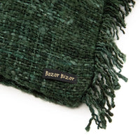 Bazar Bizar Housse de coussin En Coton Oh My Gee Vert 60 x 60 cm