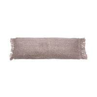 Bazar Bizar Housse de coussin En Coton Oh My Gee Gris 100 x 35 cm