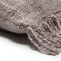 Bazar Bizar Housse de coussin En Coton Oh My Gee Gris 100 x 35 cm