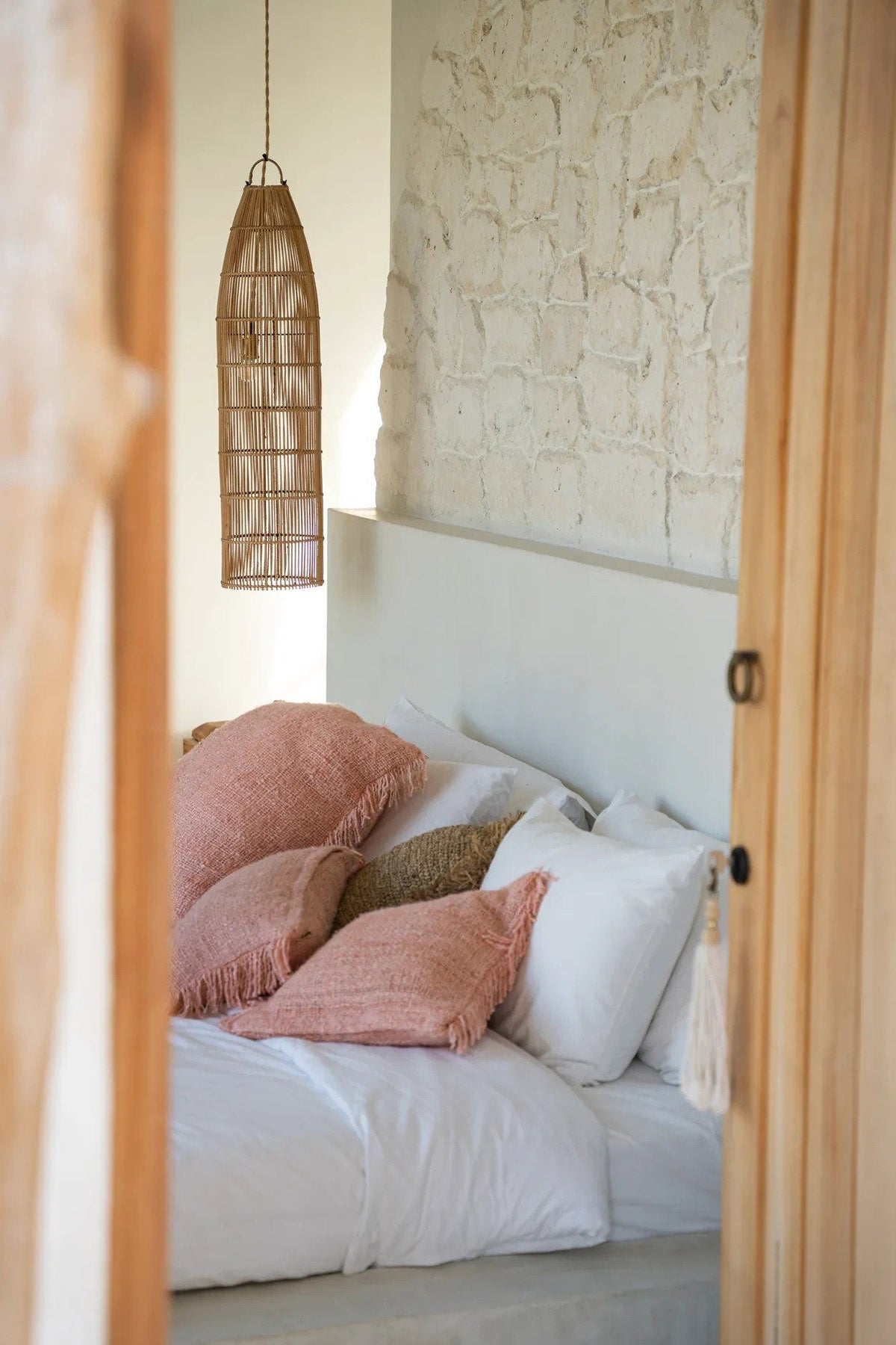 Bazar Bizar Housse de coussin En Coton Oh My Gee Rose 40 x 40 cm