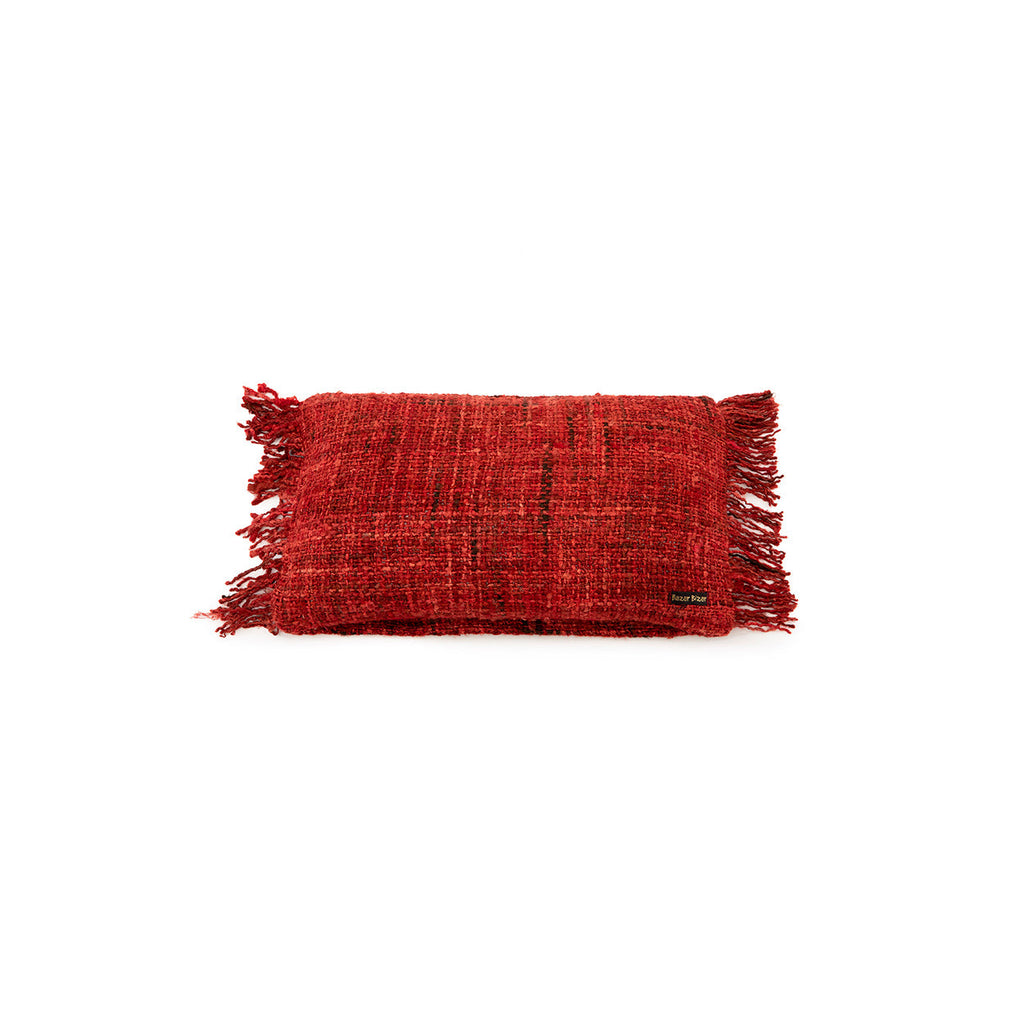 Bazar Bizar Housse de coussin En Coton Oh My Gee Rouge 30 x 50 cm