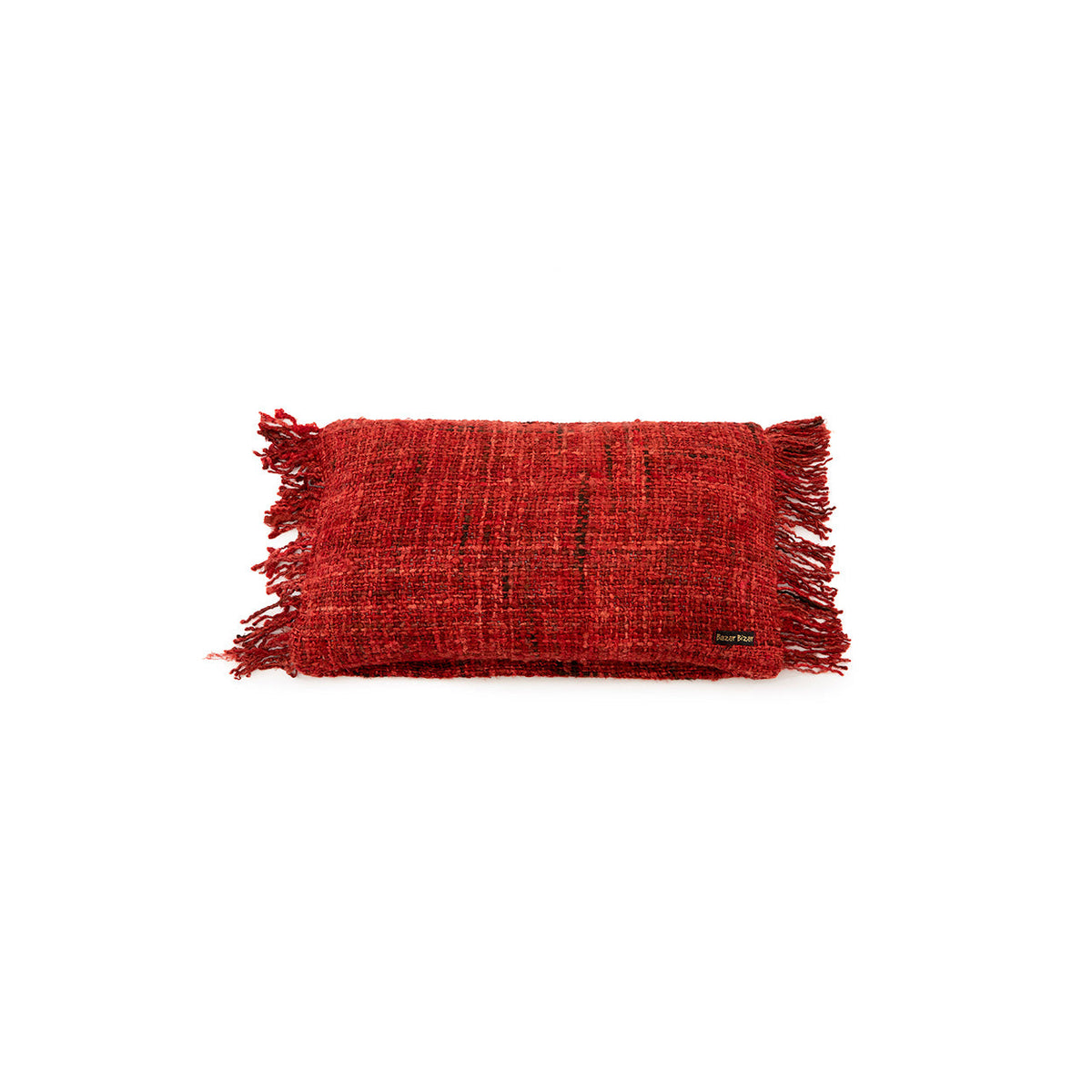 Bazar Bizar Housse de coussin En Coton Oh My Gee Rouge 30 x 50 cm