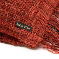 Bazar Bizar Housse de coussin En Coton Oh My Gee Rouge 30 x 50 cm