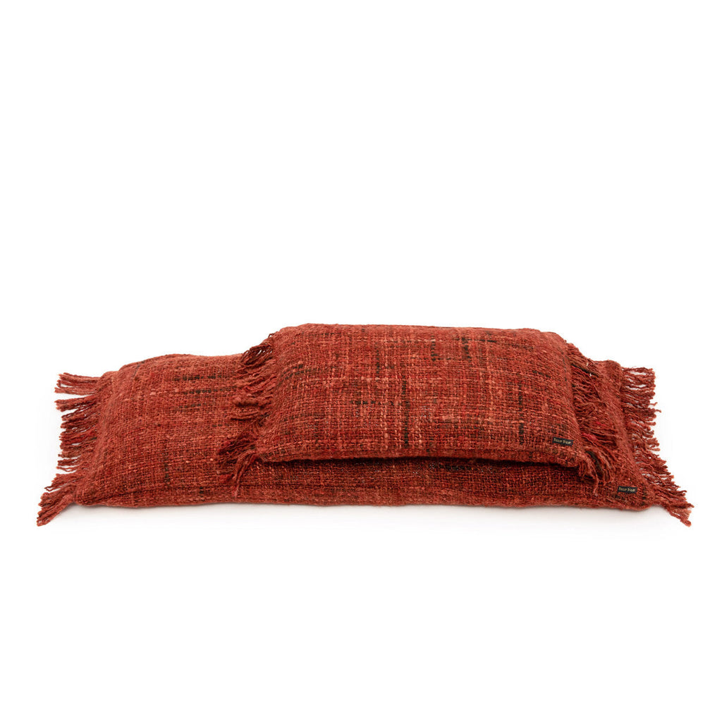 Bazar Bizar Housse de coussin En Coton Oh My Gee Rouge 30 x 50 cm