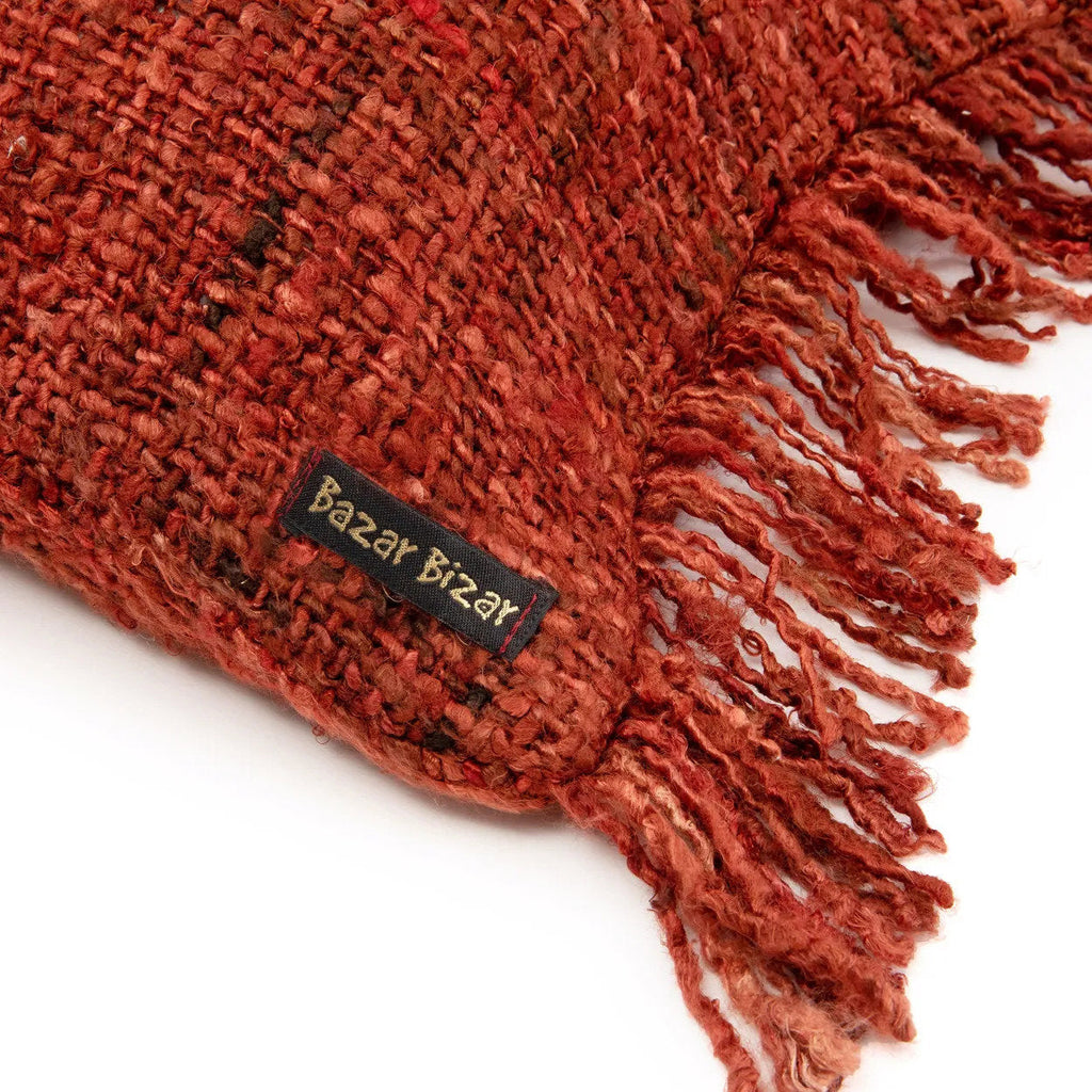 Bazar Bizar Housse de coussin En Coton Oh My Gee Rouge 100 x 35 cm