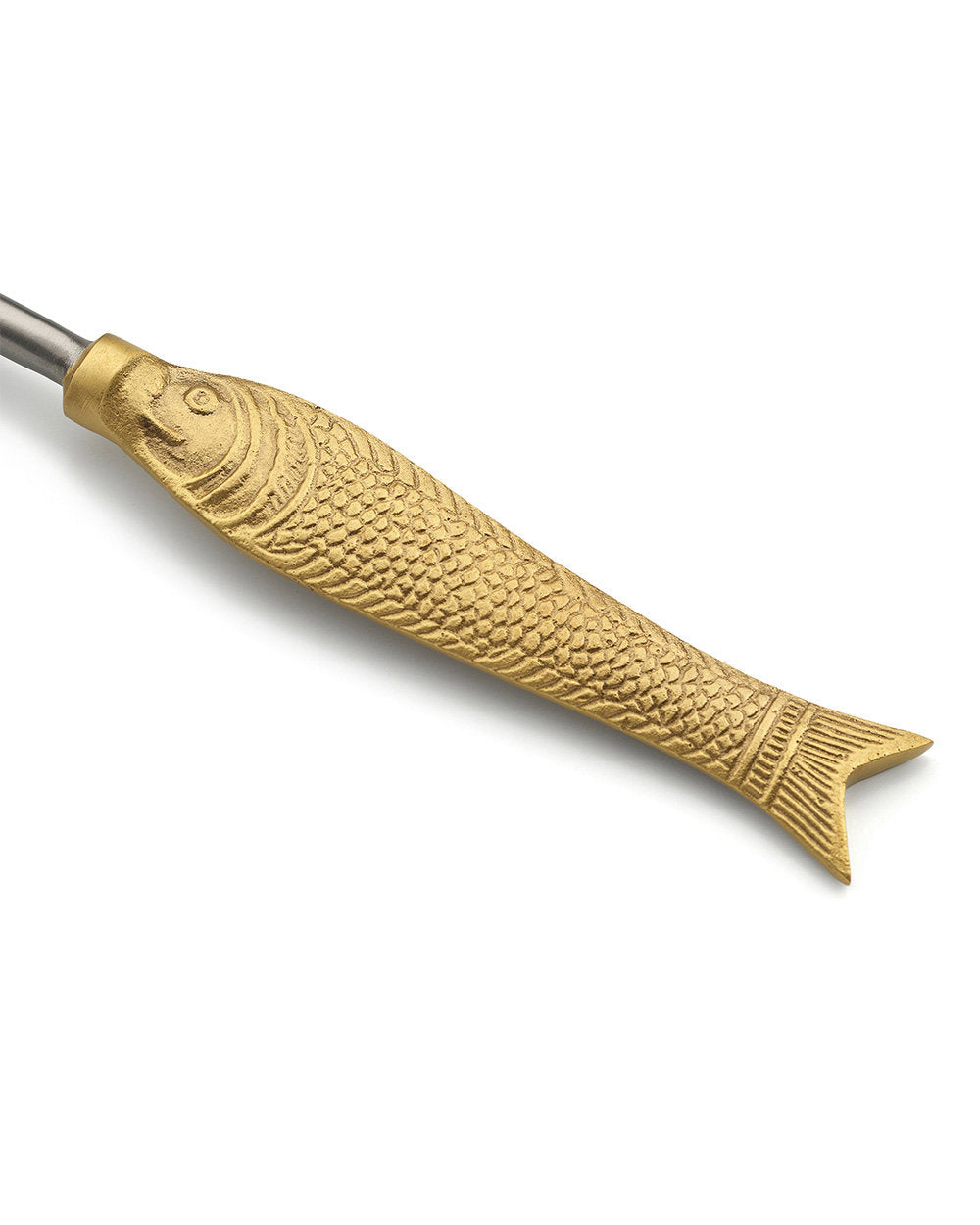 Bazar Bizar Messing Lepel Fish Goud L20 cm