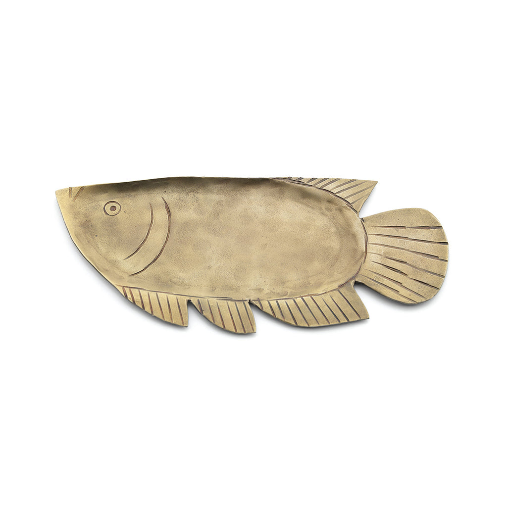 Bazar Bizar Messing Dienblad Catch Goud 27 x 12 cm