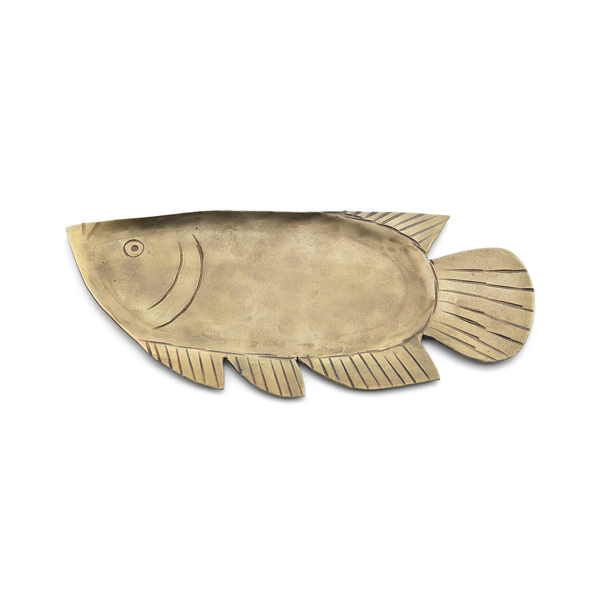 Bazar Bizar Messing Dienblad Catch Goud 27 x 12 cm