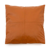 Bazar Bizar Housse de coussin En Cuir Four Panel Camel 60 x 60 cm