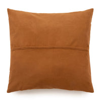 Bazar Bizar Housse de coussin En Cuir Four Panel Camel 60 x 60 cm