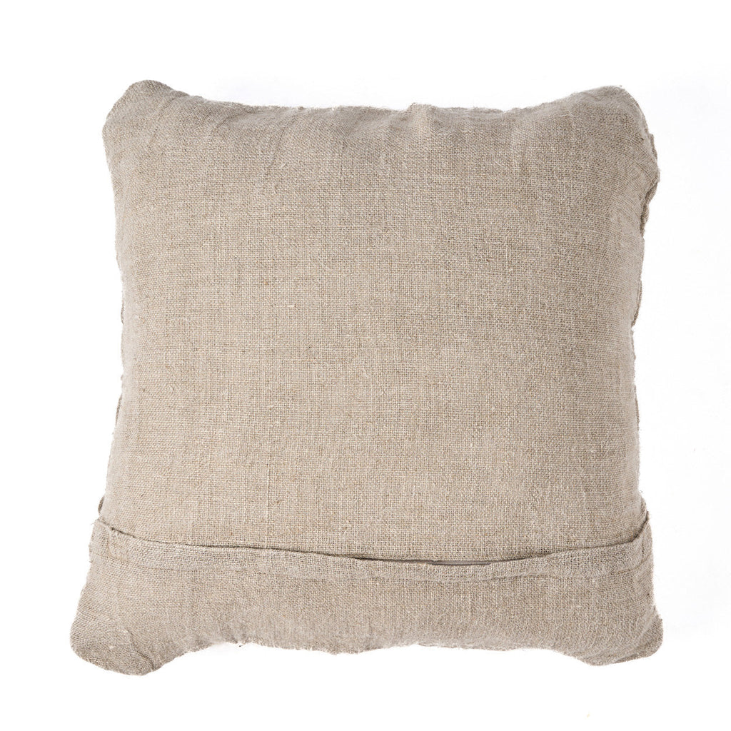 Bazar Bizar Housse de coussin En Lin Crossier Naturel 50 x 50 cm