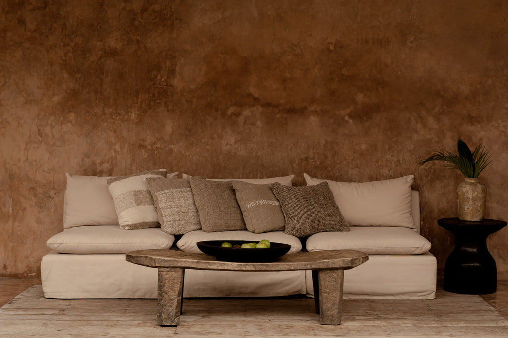 Bazar Bizar Housse de coussin En Lin Edit Naturel 50 x 50 cm