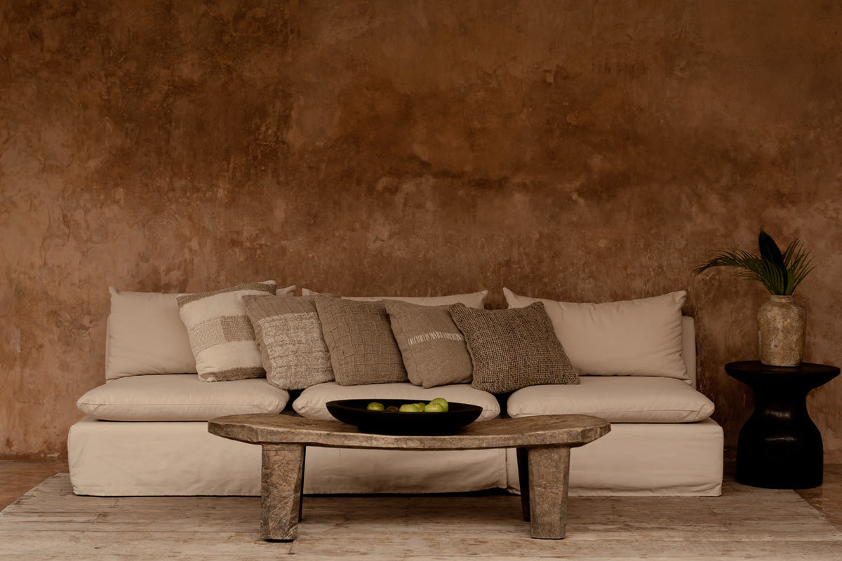 Bazar Bizar Housse de coussin En Lin Edit Naturel 50 x 50 cm