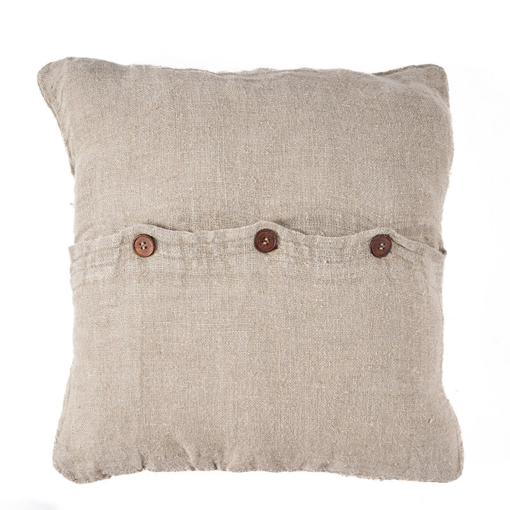 Bazar Bizar Housse de coussin En Lin Edit Naturel 50 x 50 cm