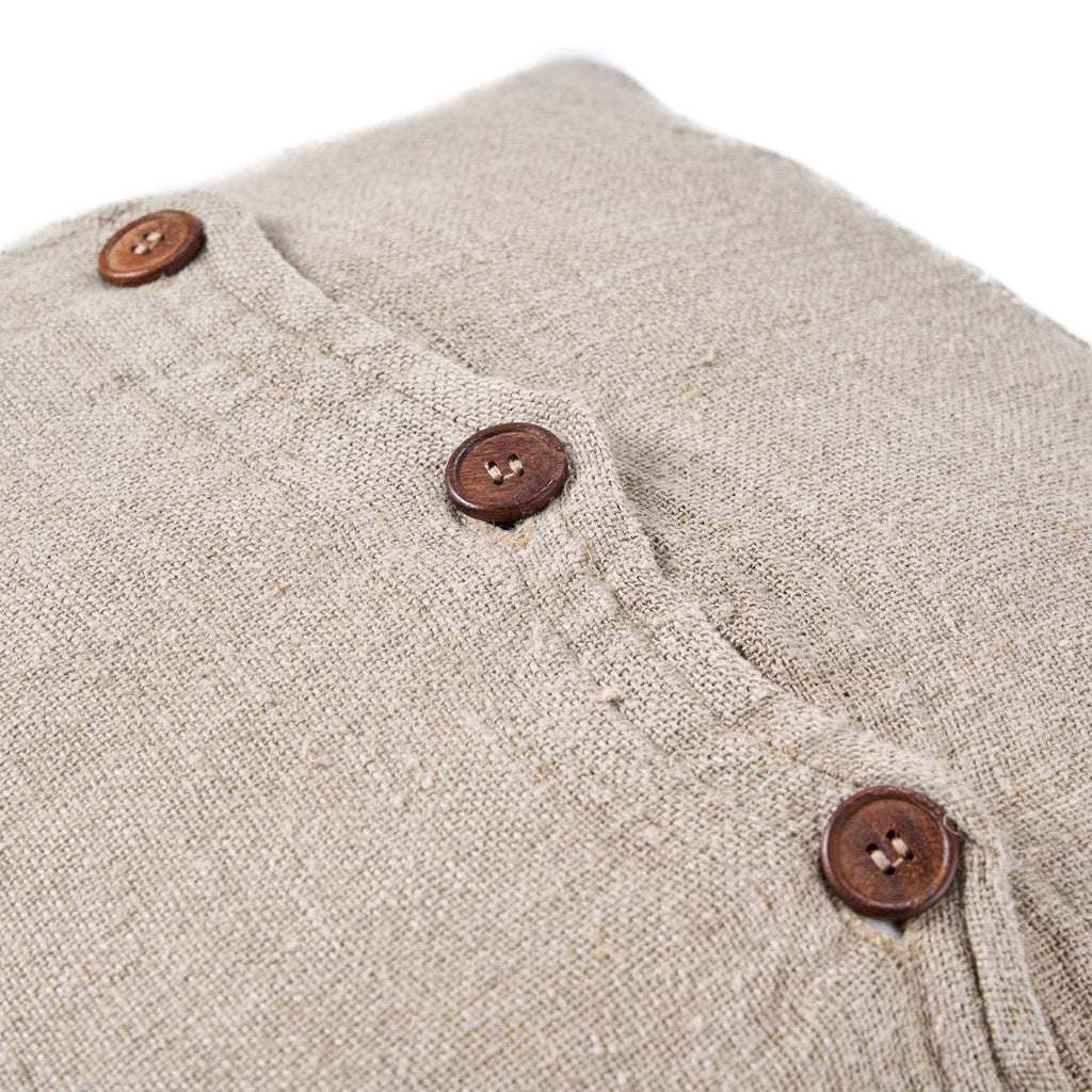 Bazar Bizar Housse de coussin En Lin Edit Naturel 50 x 50 cm