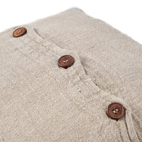 Bazar Bizar Housse de coussin En Lin Edit Naturel 50 x 50 cm