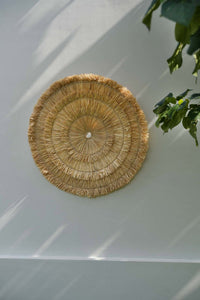 Bazar Bizar Sisal Wanddecoratie Sehseh Naturel Ø85 cm