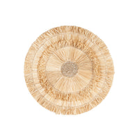 Bazar Bizar Sisal Wanddecoratie Wanita Naturel Ø60 cm