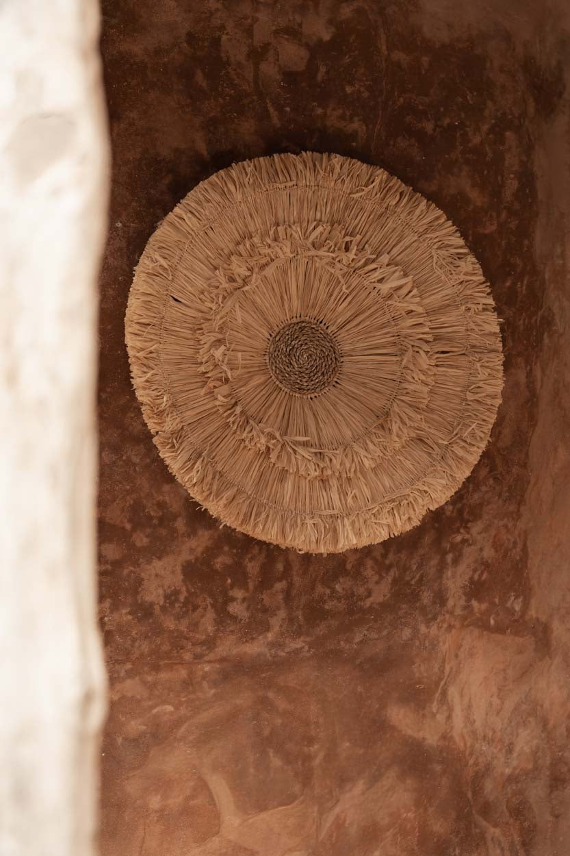 Bazar Bizar Sisal Wanddecoratie Wanita Naturel Ø60 cm