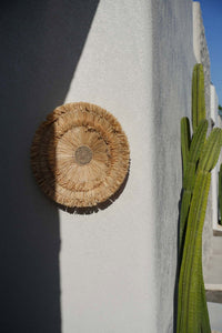 Bazar Bizar Sisal Wanddecoratie Wanita Naturel Ø60 cm