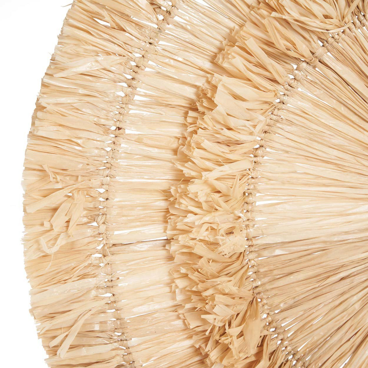 Bazar Bizar Sisal Wanddecoratie Wanita Naturel Ø60 cm