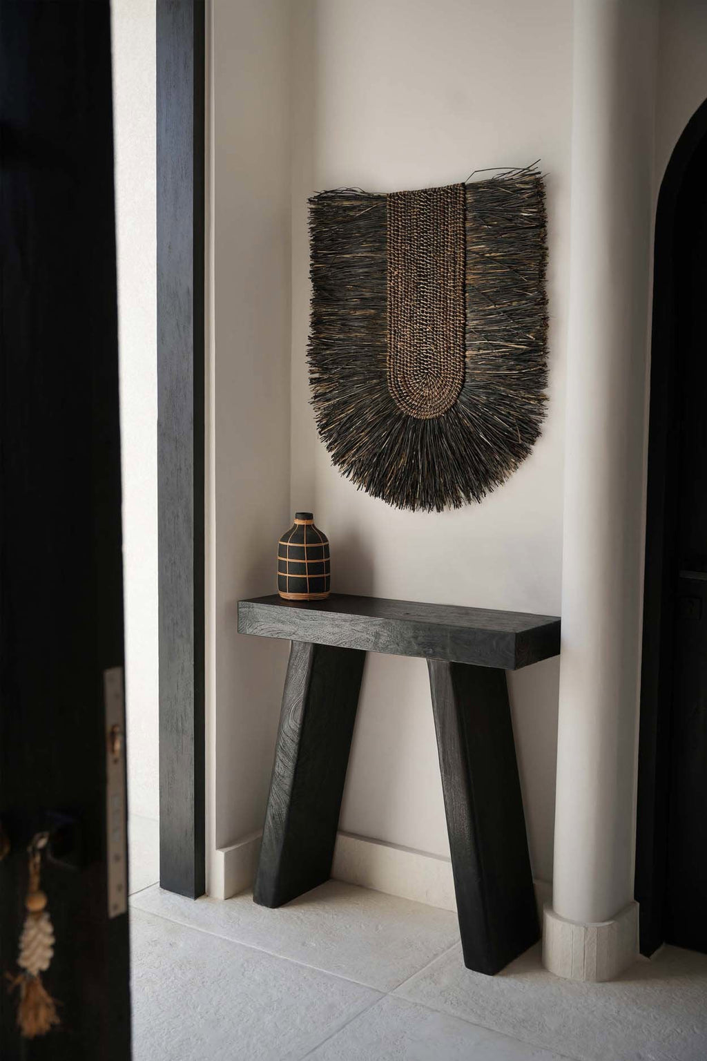 Bazar Bizar Pandan Wanddecoratie Dada Zwart 74 x 87 cm