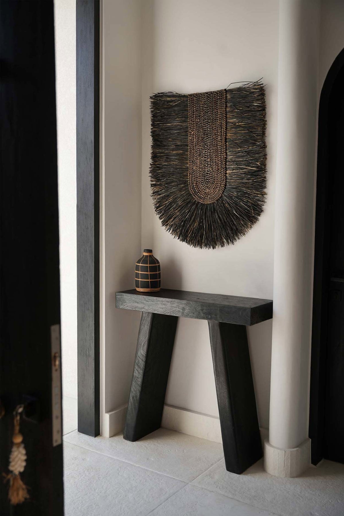 Bazar Bizar Pandan Wanddecoratie Dada Zwart 74 x 87 cm