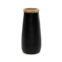 Bazar Bizar Terracotta Vaas Sneaky Zwart/Naturel Ø14 x H31 cm