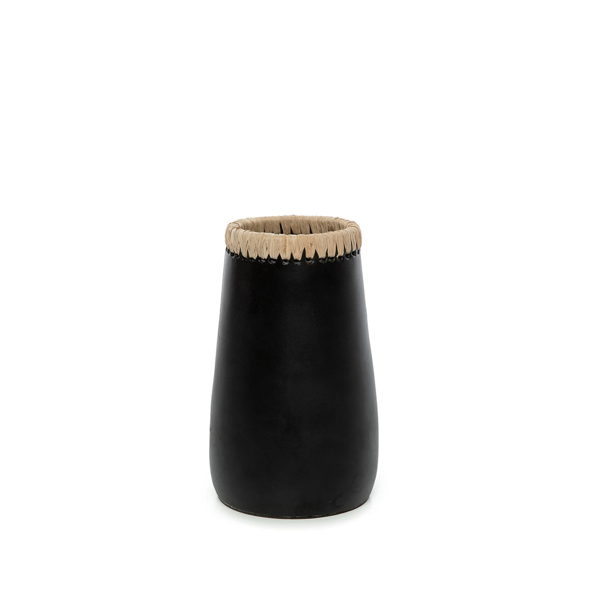 Bazar Bizar Terracotta Vaas Sneaky Zwart/Naturel Ø14 x H22 cm