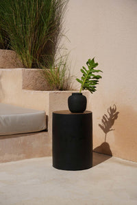 Bazar Bizar Vase En Terre Cuite Peaky Noir Ø13 x H14 cm