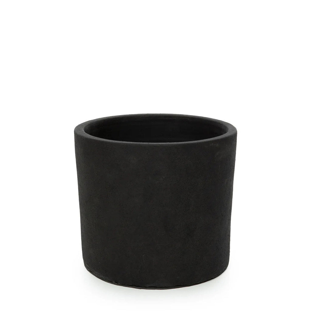 Bazar Bizar Terracotta Plantenpot Charcoal Zwart/Naturel Ø30 x H68 cm