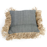 Bazar Bizar Housse de coussin En Coton Bonita Naturel/Noir 40 x 40 cm