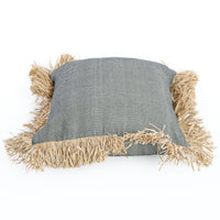 Bazar Bizar Housse de coussin En Coton Bonita Naturel/Noir 60 x 60 cm